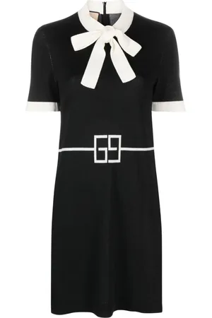 Gucci Squared GG wool minidress