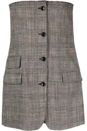 Gucci Prince of Wales wool minidress