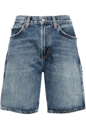 AGOLDE Vida cotton denim shorts