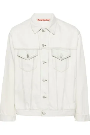 Acne Studios Distressed panelled denim jacket
