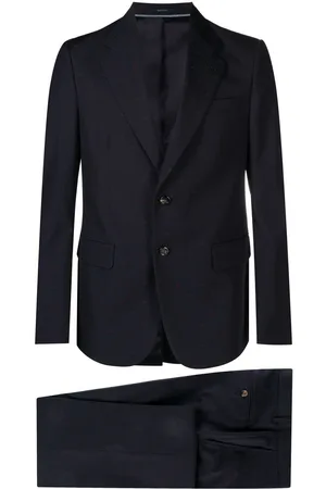 Gucci GG-print single-breasted wool suit