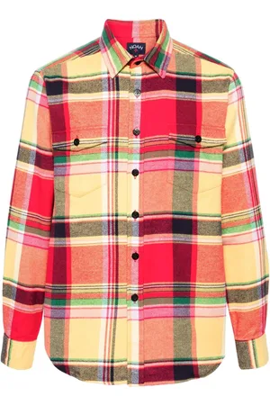 Noah NYC Heavyweight plaid-check flannel shirt