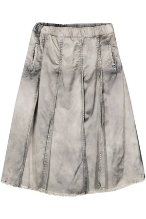 Maison Mihara Yasuhiro Pleated denim skirt