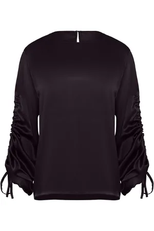 Uma Raquel Davidowicz Drawstring silk blouse