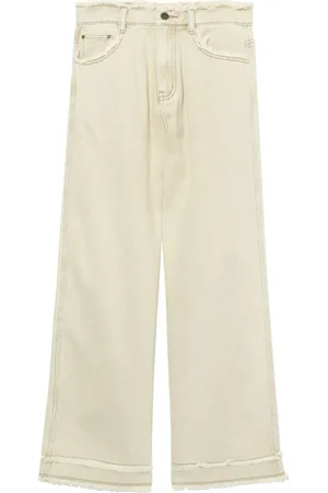 tout a coup Frayed wide-leg jeans
