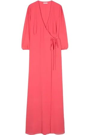 Patrizia Pepe Pleat-detail wrap dress