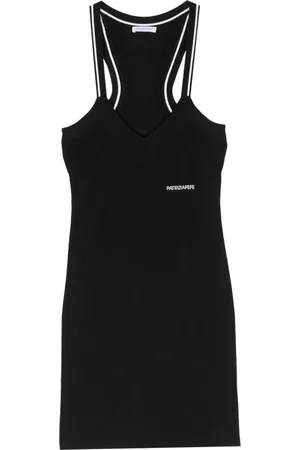 Patrizia Pepe Jacquard-logo dress