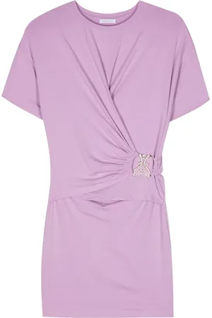 Patrizia Pepe Logo-buckle mini dress