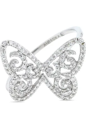 MESSIKA Pre-owned white gold Butterfly Medium Model diamond ring