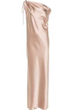 Max Mara One-shoulder silk dress