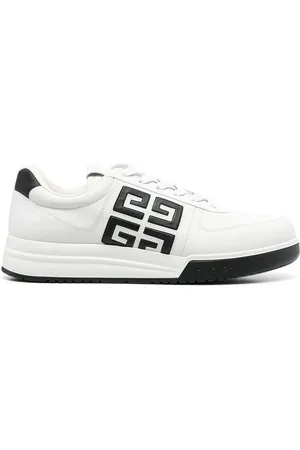 Givenchy Contrasting-logo leather sneakers