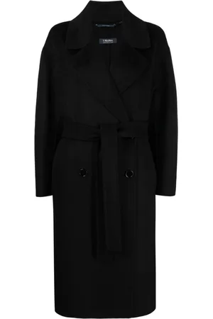 Max Mara Belted double-breasted wool-blend coat