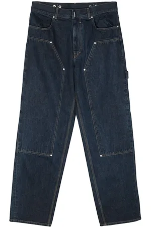 Givenchy Multi-pockets wide-leg loose-fit jeans
