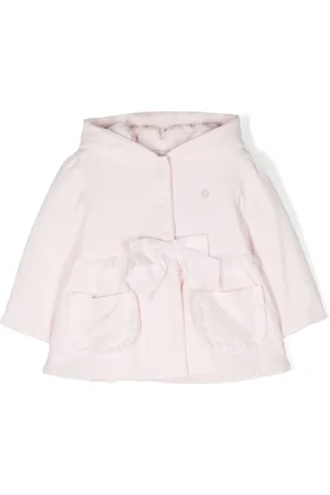 PATACHOU Ruffled-trim hooded padded coat