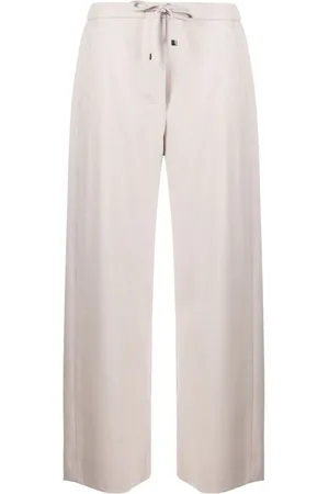 Max Mara Drawstring cropped trousers