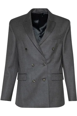 WARDROBE.NYC Double-breasted virgin wool blazer