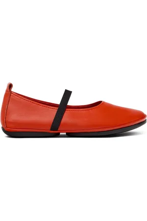 Rupert Sanderson Aurelia mesh ballerina shoes - Red