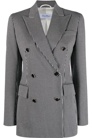 Max Mara Peak-lapel striped blazer