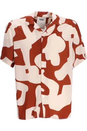 Oas Abstract-print short-sleeve shirt