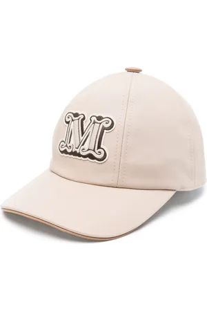 Max Mara Logo-appliqué cotton-blend hat