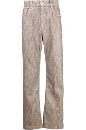 Fendi FF-motif straight-leg jeans