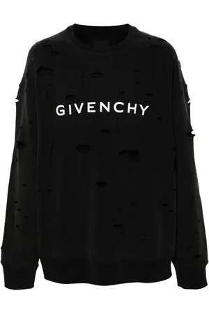 Givenchy Archetype ripped cotton sweatshirt
