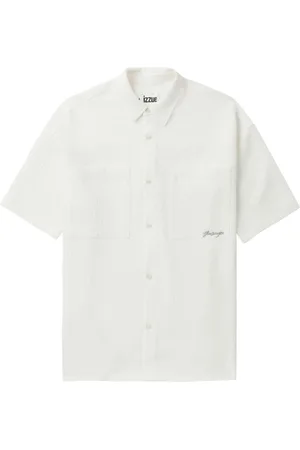 Izzue Logo-print crepe shirt
