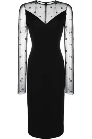 Givenchy Logo-jacquard midi dress