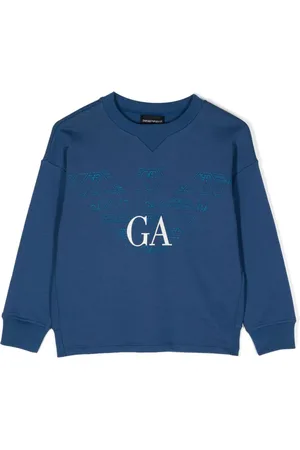 Emporio Armani Logo-print cotton sweatshirt