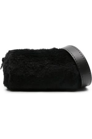 Max Mara Teddy Roll camel hair shoulder bag