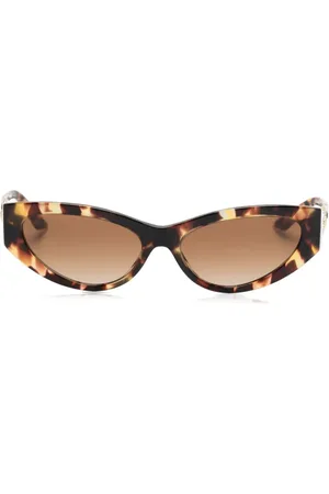 VERSACE Greca Strass cat-eye sunglasses