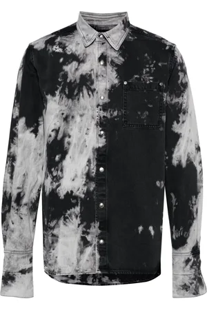 LGN LOUIS GABRIEL NOUCHI Tie-dye denim shirt