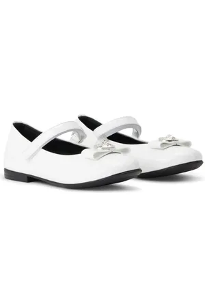VERSACE Ribbon Heart Medusa ballerina shoes