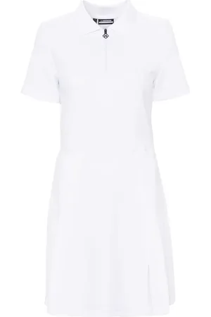 J Lindeberg Kanai A-line pleated minidress