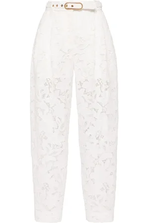 ZIMMERMANN Natura lace tapered trousers