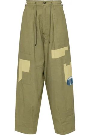 Story Panelled organic cotton trousers