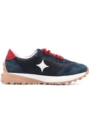 Madison.Maison Star suede-trimmed sneakers