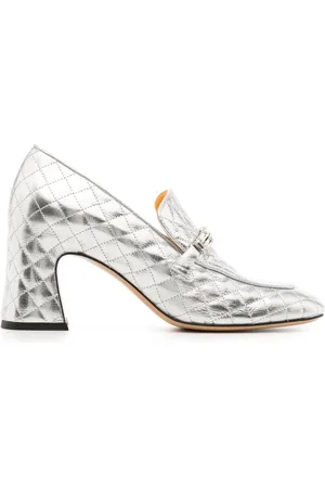 Madison.Maison 64mm quilted leather pumps