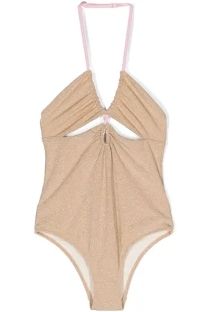 MC2 SAINT BARTH Kinsley lurex-detail swimsuit