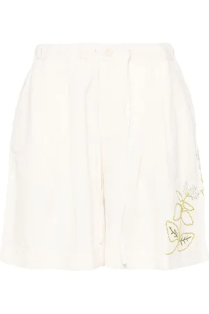 Story Bridge floral-embroidered shorts