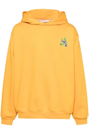 Marni Dripping-print cotton hoodie