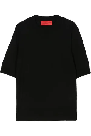FARFETCH Selena fine-ribbed top