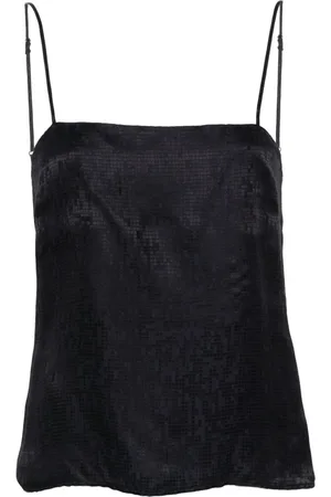FORTE FORTE Patterned-jacquard top