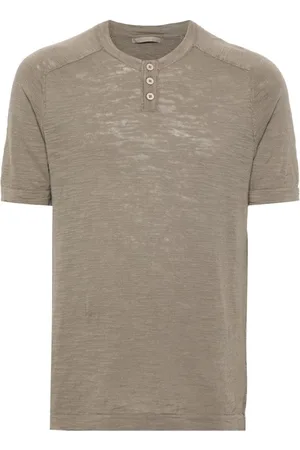TRANSIT Seam-detail knitted T-shirt
