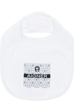 Aigner Logo-print Pima cotton bib