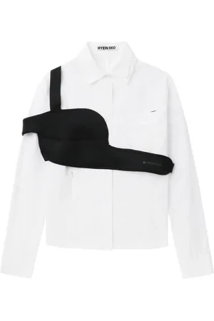 Hyein Seo Chest-band cotton shirt