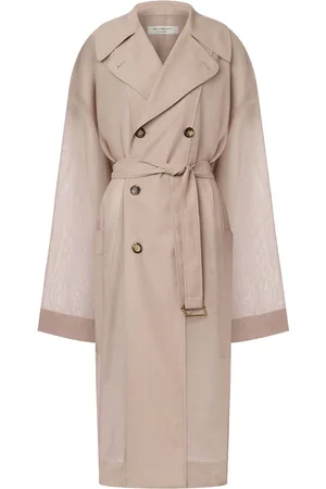 Serafini Notched-lapel wool coat