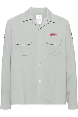 VISVIM Keesey logo-embroidered shirt