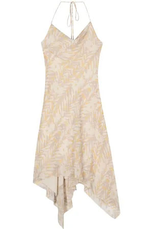 Patrizia Pepe Abstract-pattern handkerchief dress
