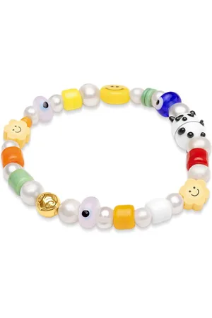 Nialaya Panda pearl bracelet